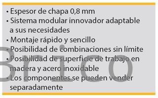 Conjunto Taller 2 Módulos S/Madera Alyco 199045