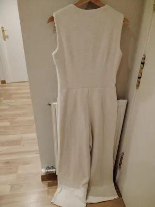 Mono tweed Mango Talla S crudo