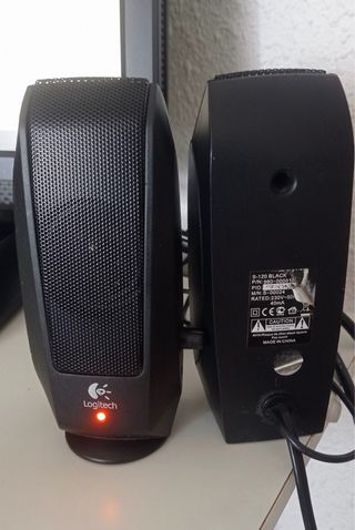 Altavoces Logitech S-120 Negros