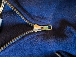 Felpa Adidas mezza zip blu