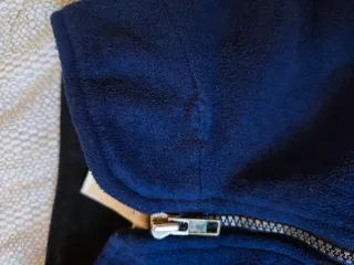 Felpa Adidas mezza zip blu