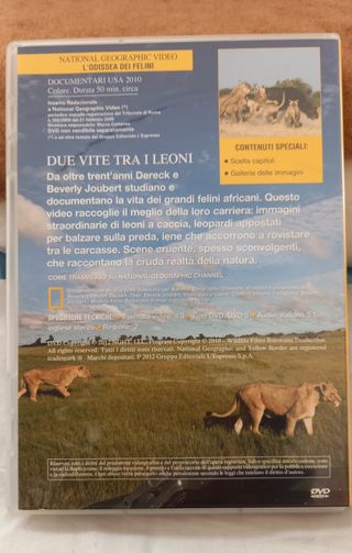 DVD L'odissea dei felini - National Geographic