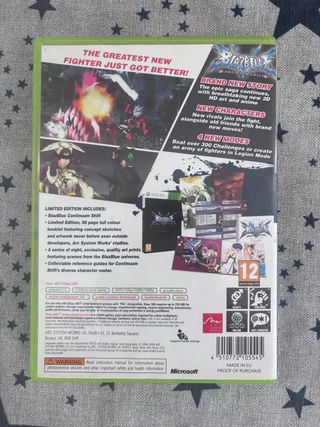 Blazblue Continuum Shift Limited Edition Xbox 360