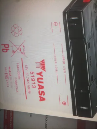 Batería Yuasa 51913 12V 17.7Ah