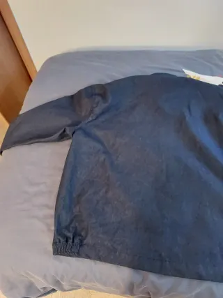 Chaqueta tejana azul