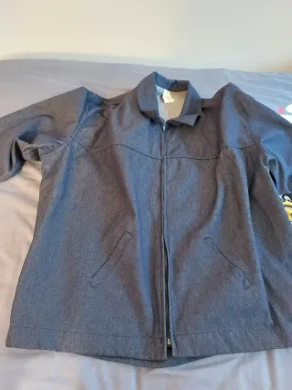 Chaqueta tejana azul