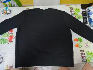 Felpa Fila nera con logo bianco