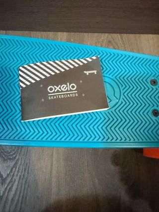 Monopatín Oxelo Decathlon Azul Naranja