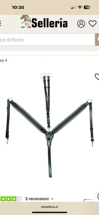 Pettorale cavallo  buone condizioni