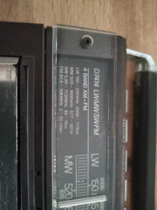 Radio Cassette Philips D7414