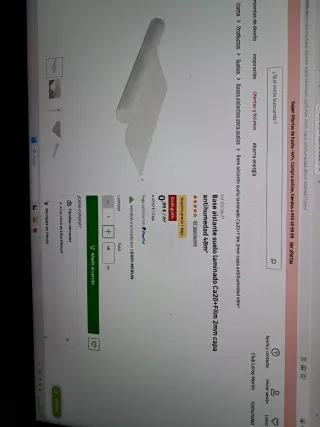 28m2 Base aislante suelo laminado 2mm capa antihum