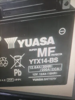 Batería Yuasa YTX14-BS