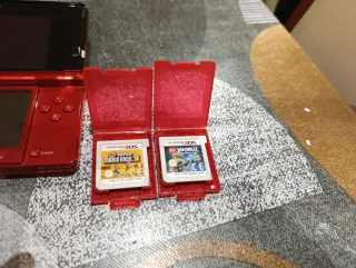 Nintendo 3DS Roja + Accesorios y juegos