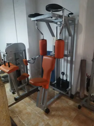 Lote de maquinaria de gimnasio: