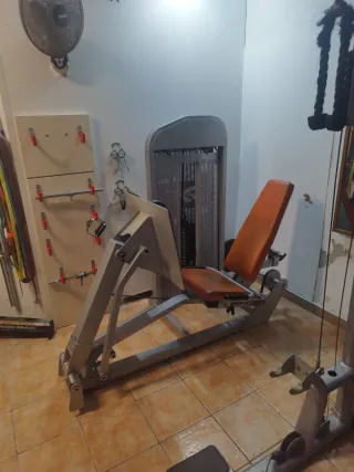 Lote de maquinaria de gimnasio: