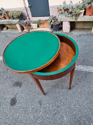 Tavolino Gueridon Antico in Legno Napoleone III