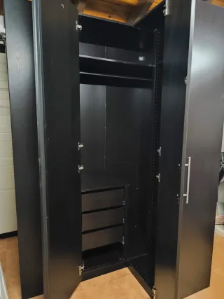 Armario vestidor esquinero Ikea komplement