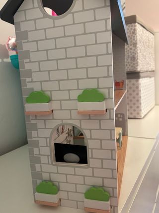 Casa de muñecas madera impecable