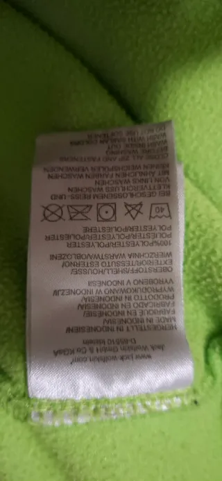 Chaqueta Polar Jack Wolfskin Verde Lima