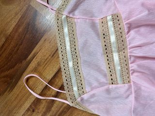 Conjunto vintage años 60 camisón y bata