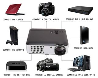 Proyector Ivolum Negro/Plateado