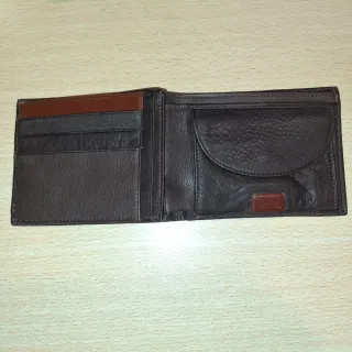 Cartera Fossil Piel Marrón