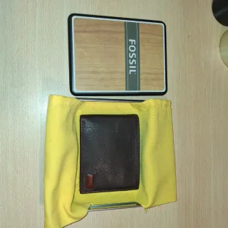 Cartera Fossil Piel Marrón