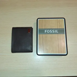 Cartera Fossil Piel Marrón