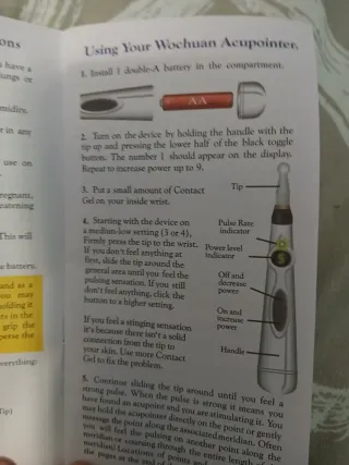 Bolígrafo de Energía Meridian W-912
