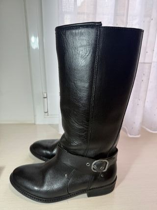 Botas Zara Negras Talla 38