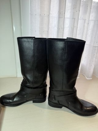 Botas Zara Negras Talla 38