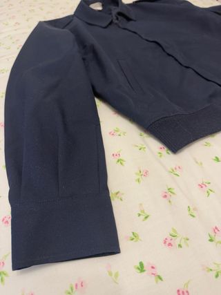 Cazadora militar azul