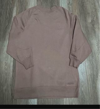 Sudadera Vestido Pull&Bear Marrón/rosa