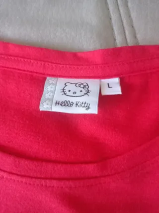 Lote 2 Camisetas Mujer Hello Kitty