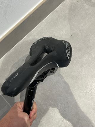 Tija sillín UNO 27.2 aluminio + sillín