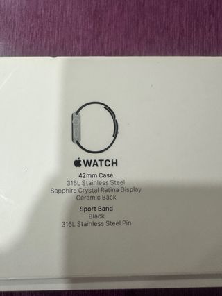 Apple Watch S3 42mm Plata