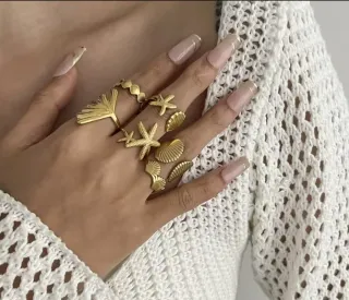 Anillos ajustables 5 piezas