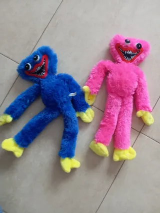 Peluche Huggy Wuggy Azul y Rosa