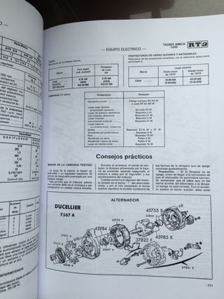 SIMCA 1200 TI LX GL GLE GLS LS MANUAL DE TALLER