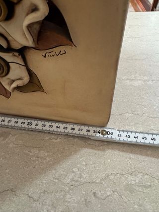 Portariviste Vitullo ceramica decorato fiori