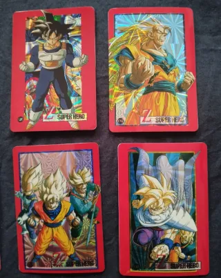 Dragon Ball Z Super Hero cartas prism
