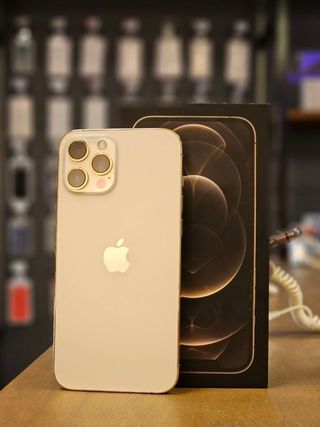 IPHONE 12 PRO MAX 128GB DORADO 100% BATERÍA