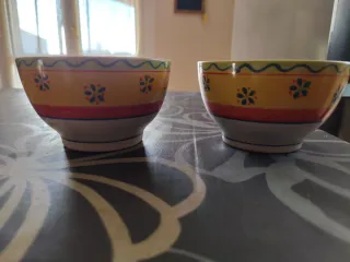 2 Ciotole Tazzoni Colazione Ceramica