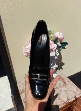 Tacchi Prada N.38 Neri Vernice