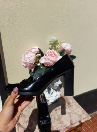 Tacchi Prada N.38 Neri Vernice