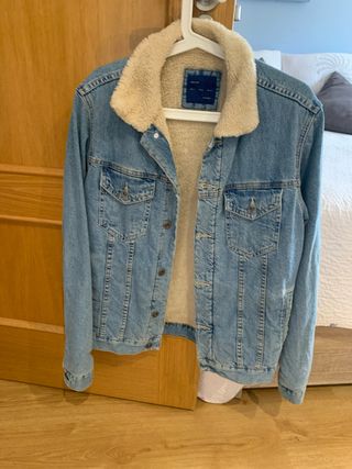 Cazadora vaquera forrada hombre Talla M