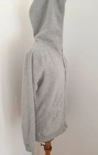 Sudadera Polar con Capucha Gris