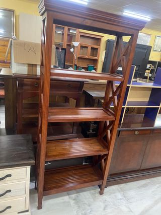 Estantería rústica madera 4 baldas