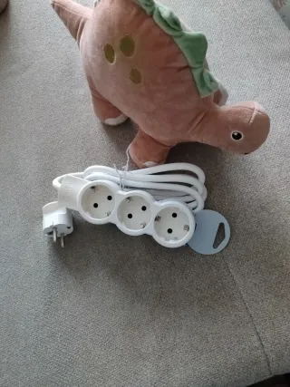 Ladrón 3 enchufes para colgar