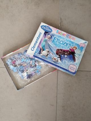 Lotto 3 puzzle Frozen e Principesse Disney